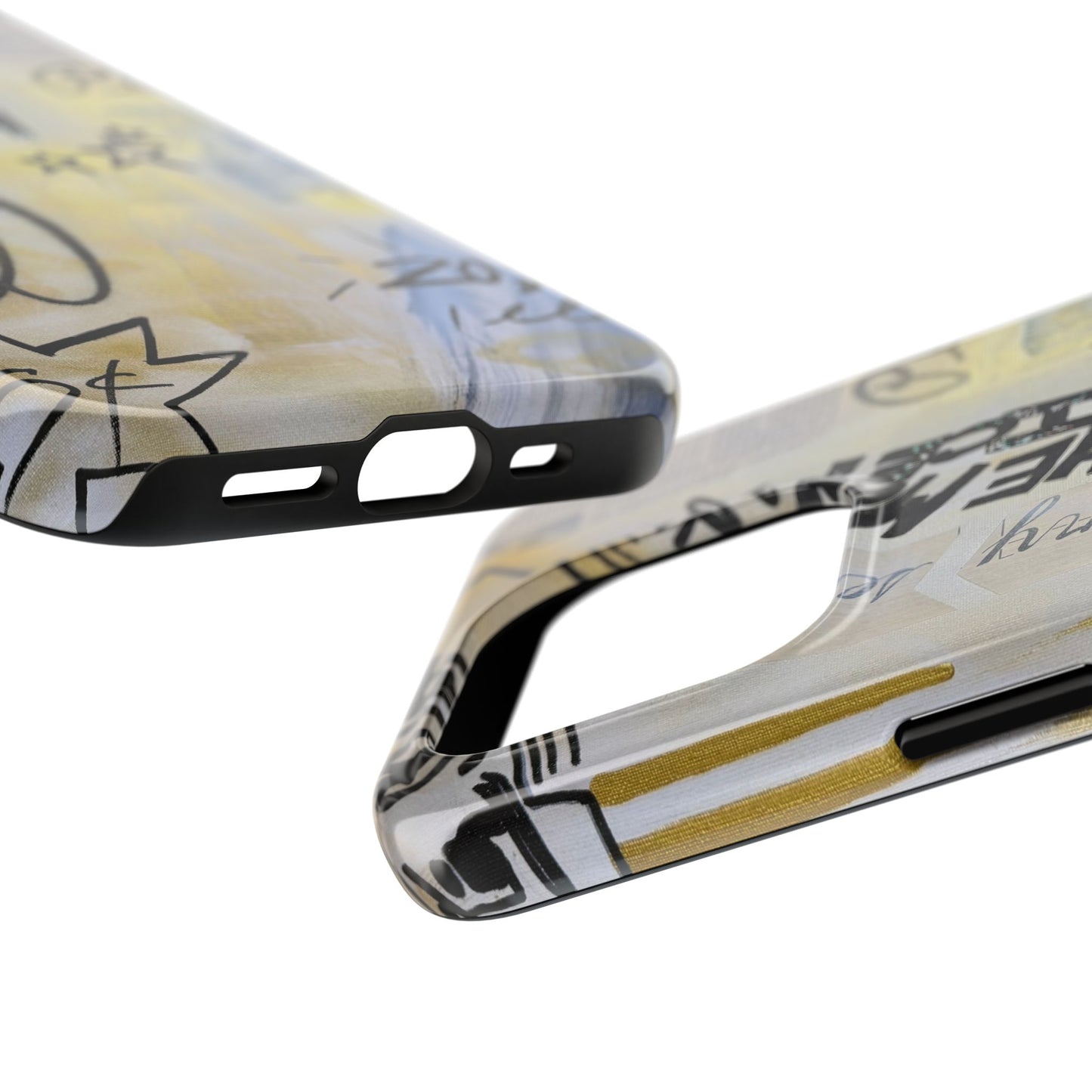 "golden glacier" airbrush iPhone case