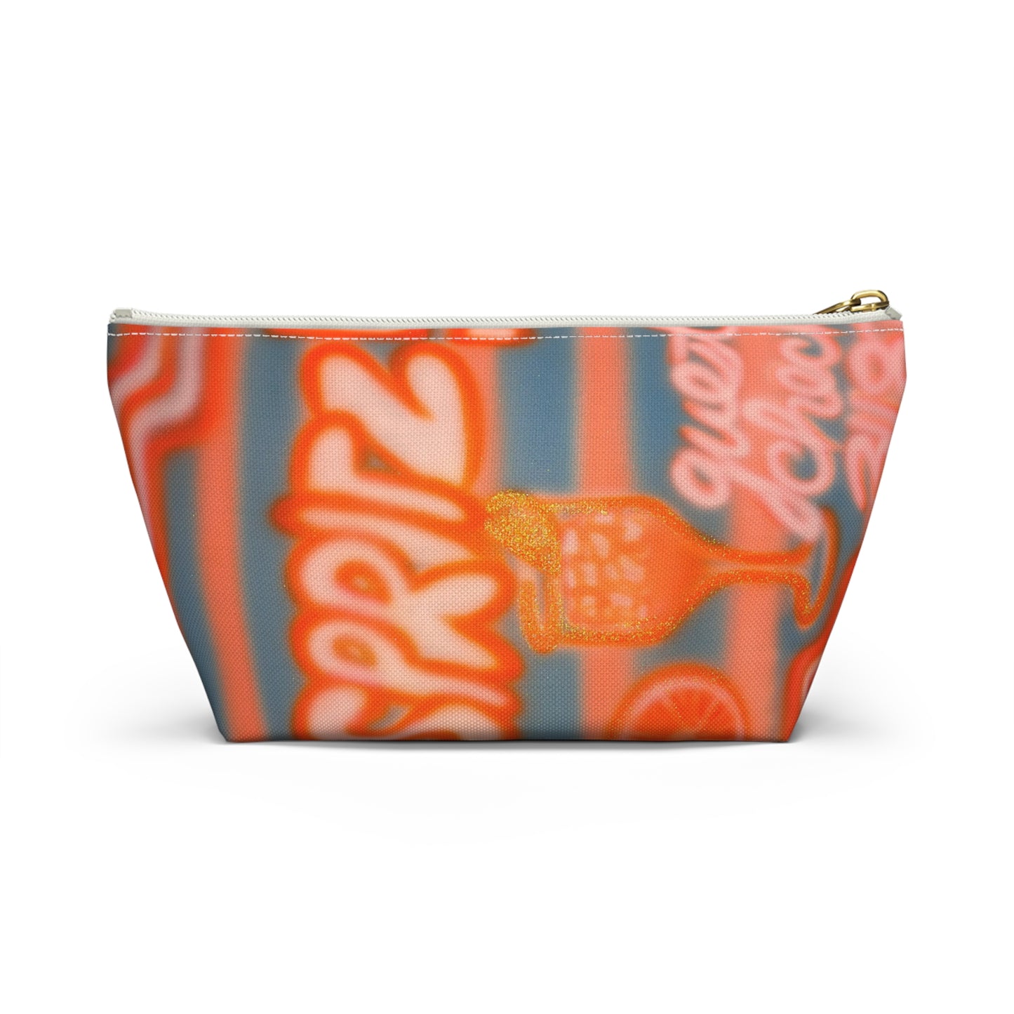 "aperol spritz pt. 2" airbrush makeup pouch