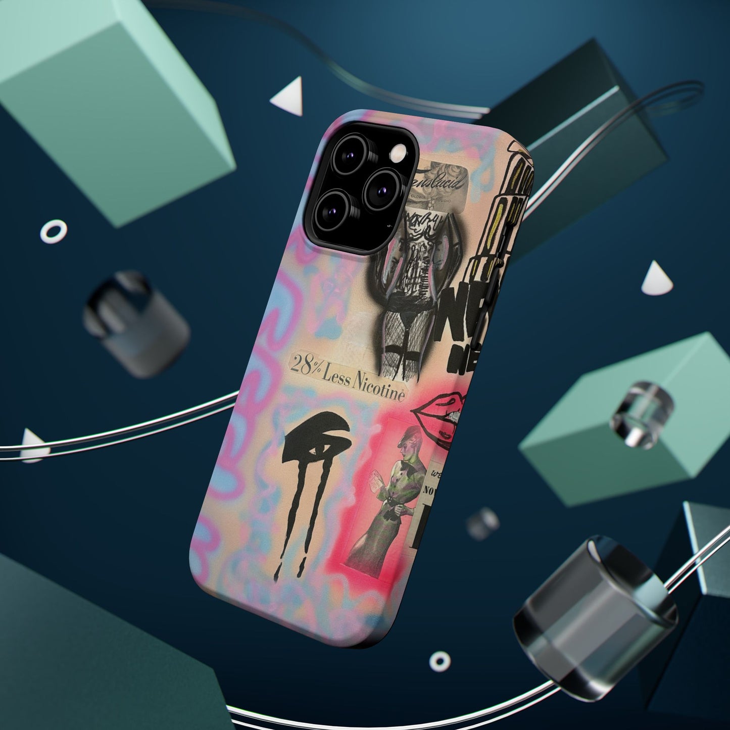 MagSafe "the feeling" airbrush iPhone case