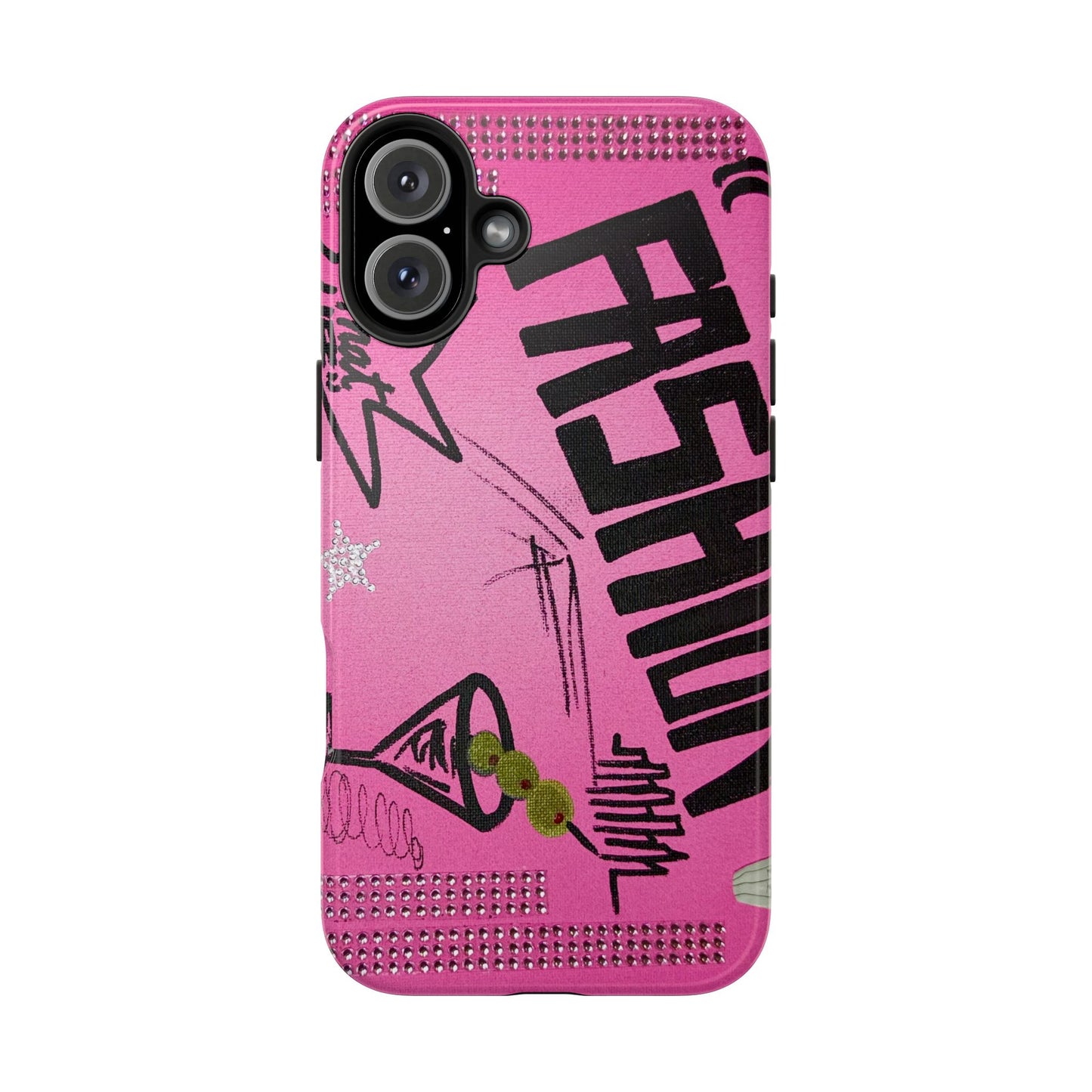 "high fashion pt. 2" airbrush iPhone case