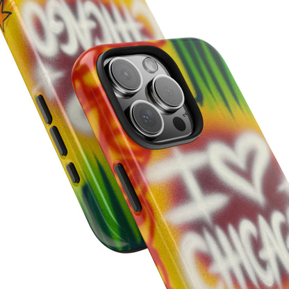 "chicago" airbrush iPhone case