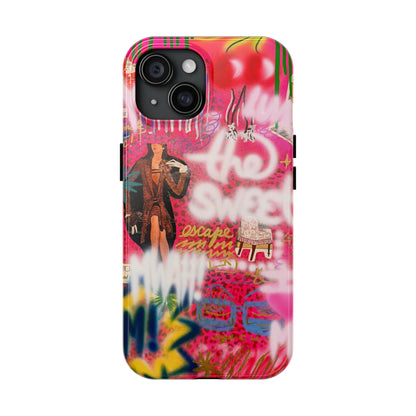 "sweet escape" airbrush iPhone case