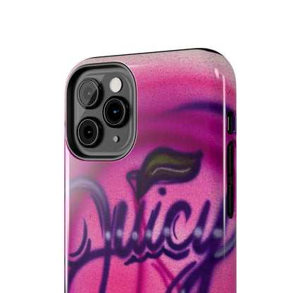 "juicy" airbrush iPhone case