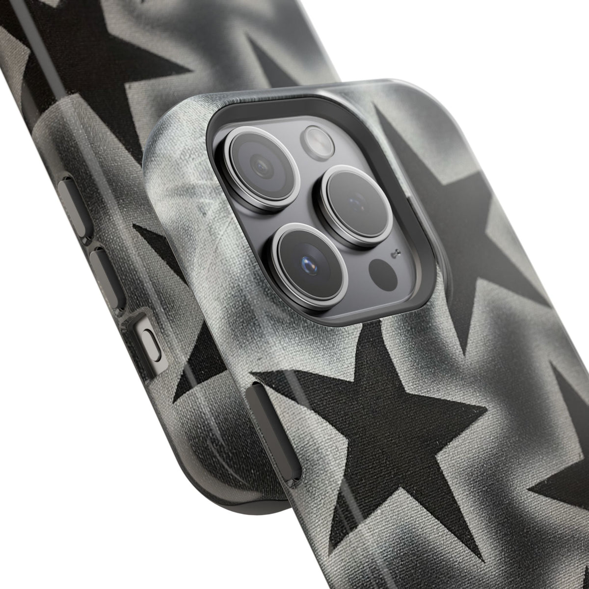 MagSafe "chrome stars" airbrush iPhone case