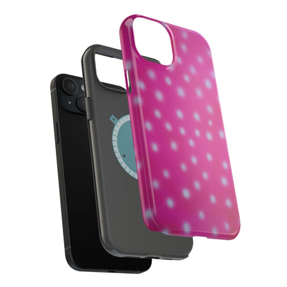 MagSafe "bubblegum polka dot" airbrush iPhone case