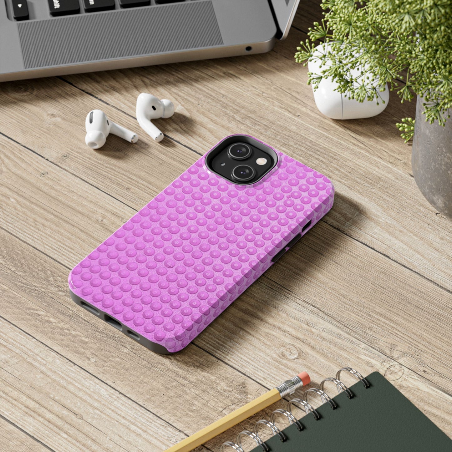 "pink studs" airbrush iPhone case