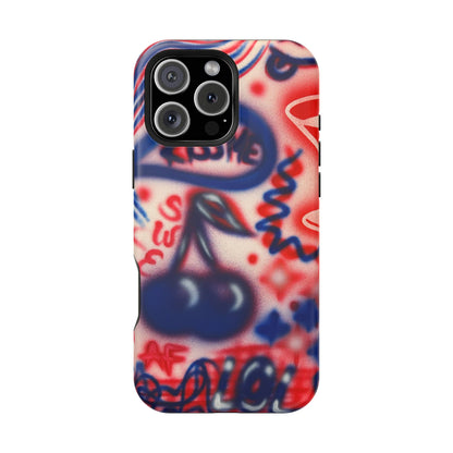 MagSafe „Kiss me“ Airbrush iPhone-Hülle