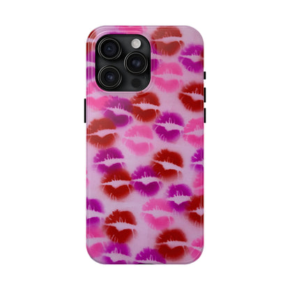 "mwah" airbrush iPhone case