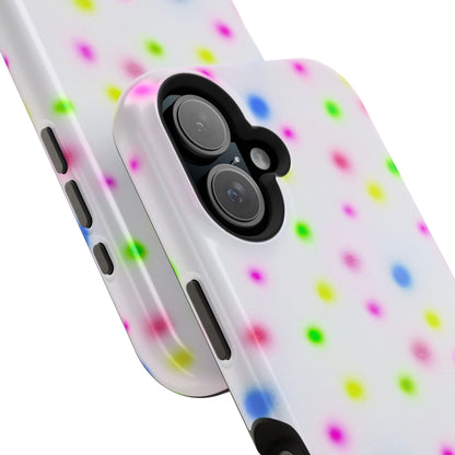 MagSafe "birthday cake polka dot" airbrush iPhone case