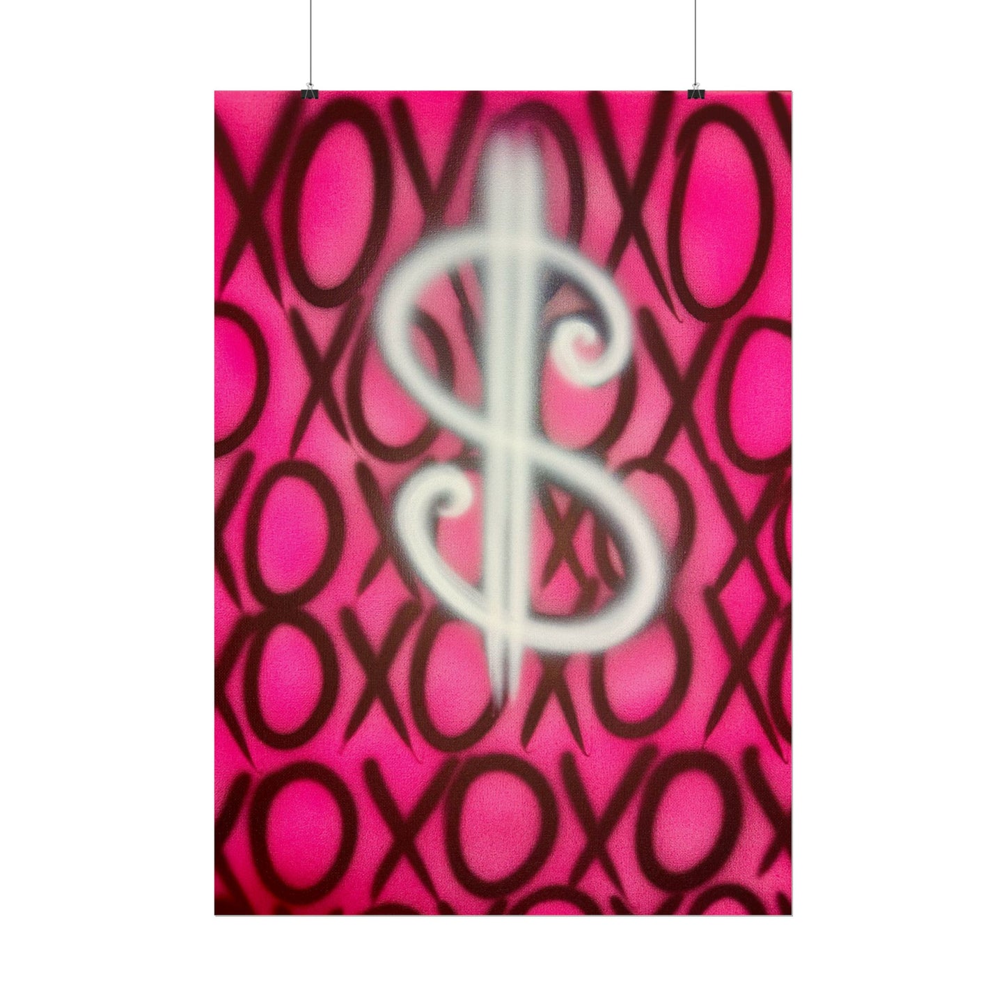 "money dream$" airbrush rolled print