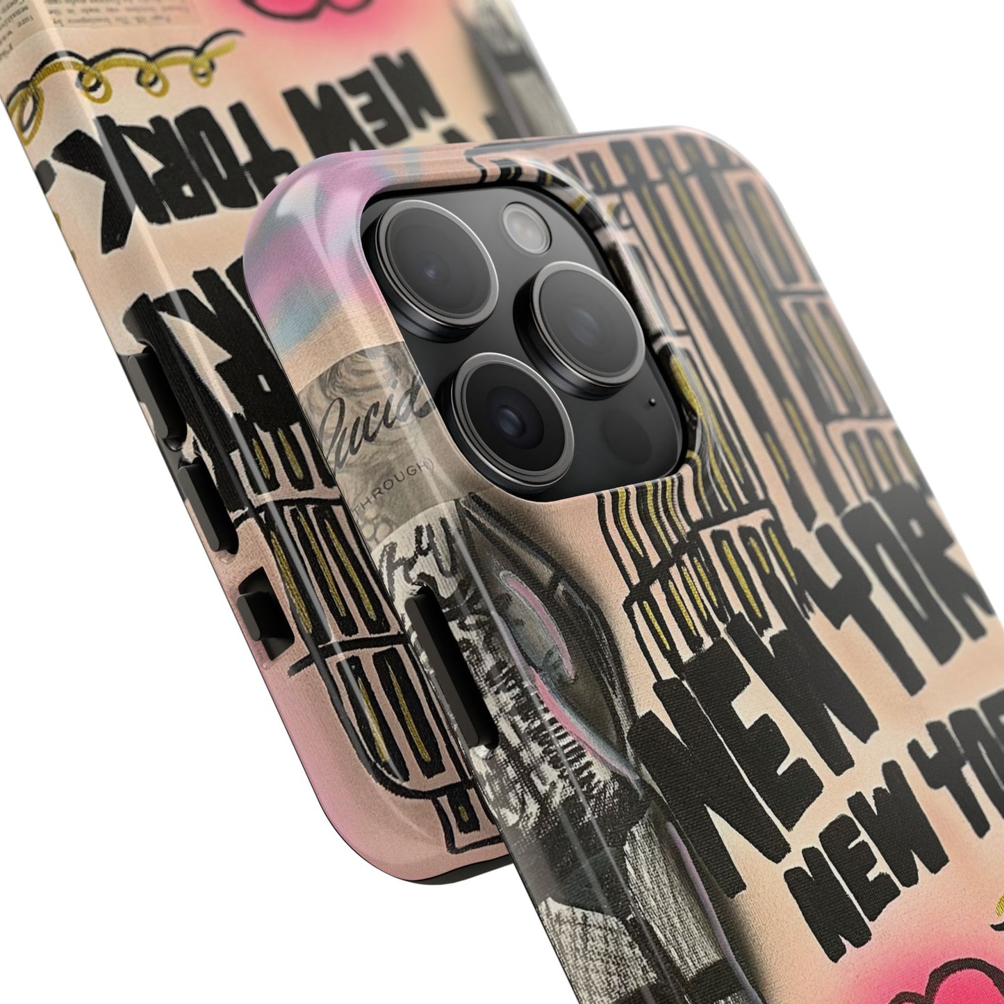 "new york, new york!" airbrush iPhone case