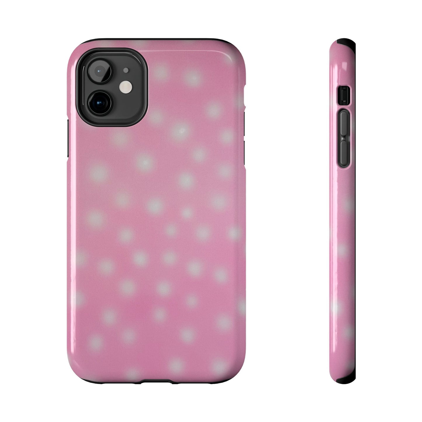 "strawberry swirl polka dots" airbrush iPhone case