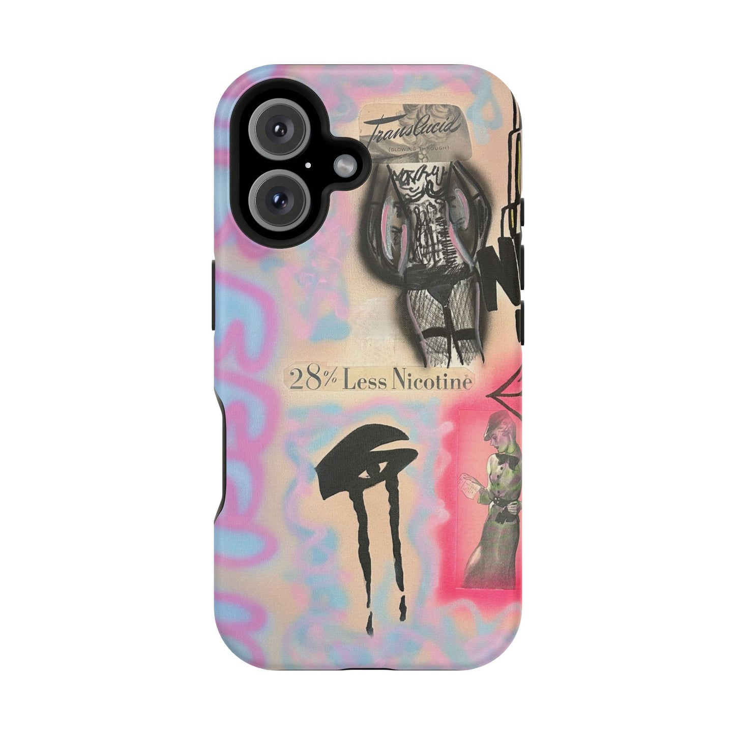 MagSafe "the feeling" airbrush iPhone case