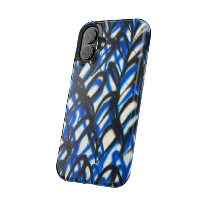 MagSafe "abstract hearts" airbrush iPhone case