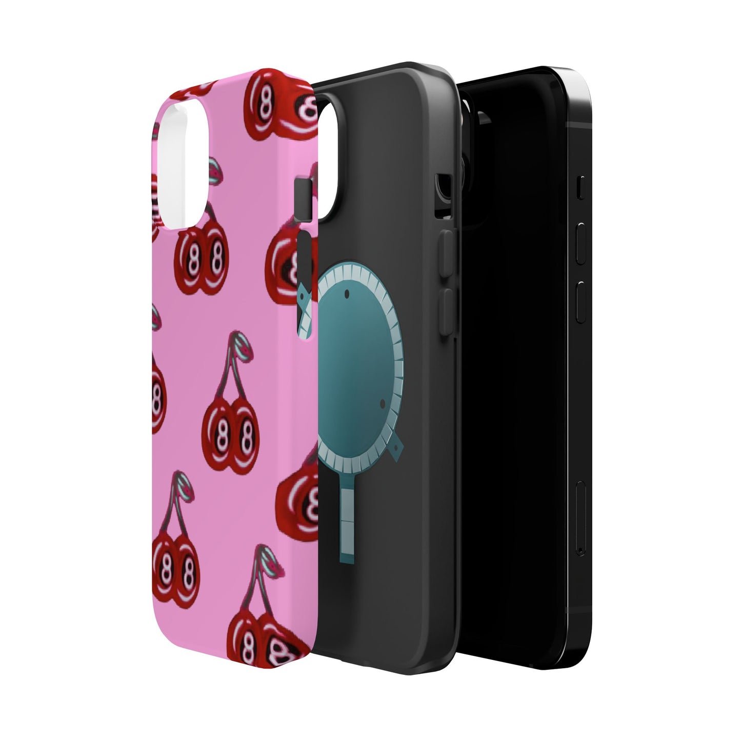 MagSafe "cami cherry pink" Airbrush iPhone Hülle