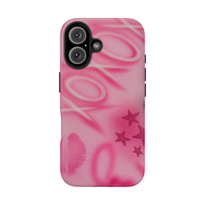 "perfectly pink" airbrush iPhone case