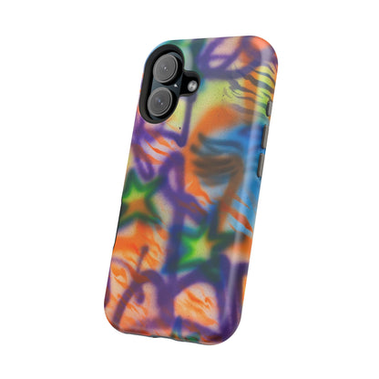 MagSafe "streetwear angel" airbrush iPhone case