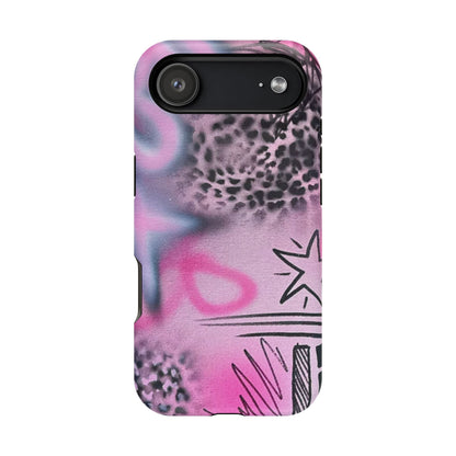 MagSafe "onyx cheetah" Airbrush iPhone Hülle