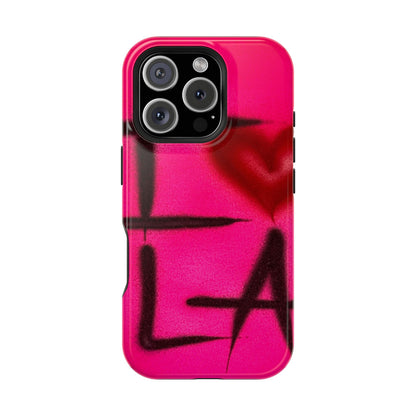 MagSafe „I ❤️ LA“ Airbrush iPhone-Hülle