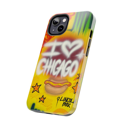 "chicago" airbrush iPhone case