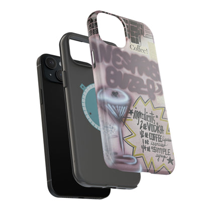 MagSafe "espresso martini" airbrush iPhone case