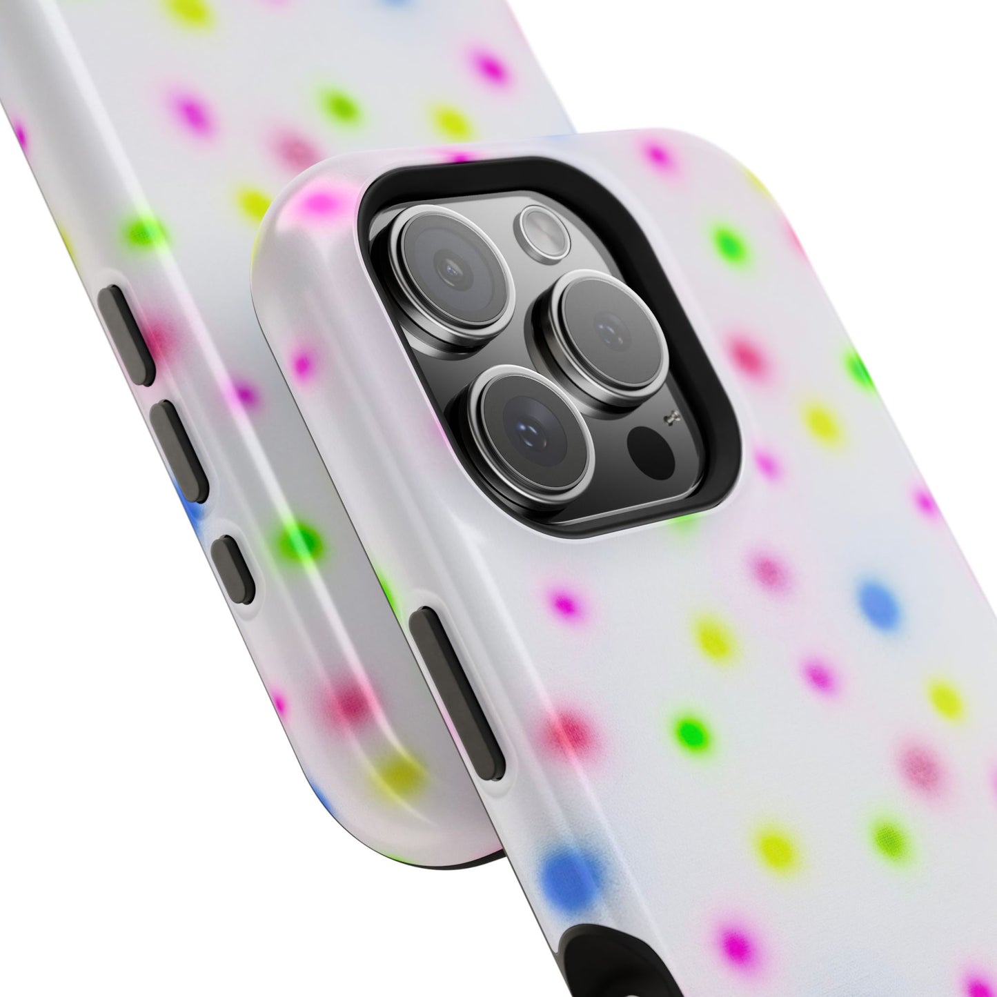 MagSafe "birthday cake polka dot" airbrush iPhone case