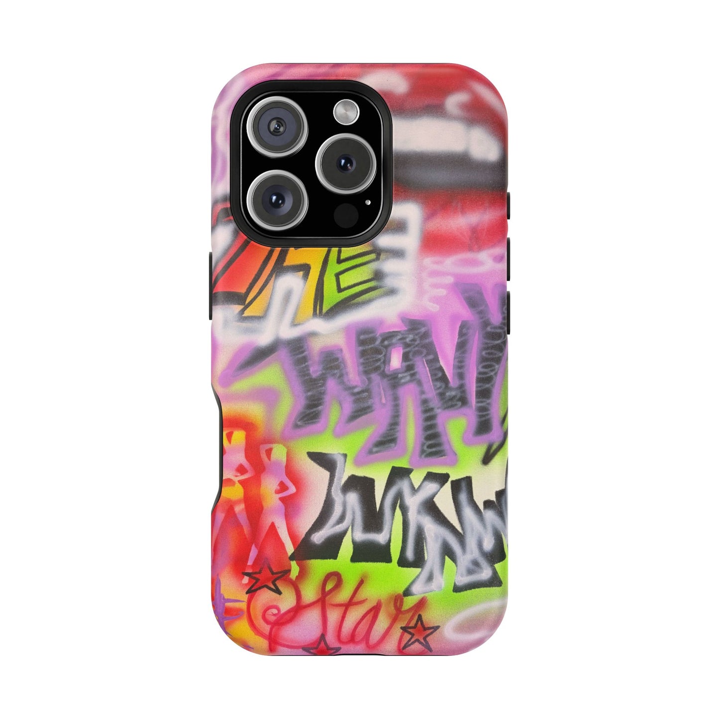 MagSafe "wynwood gold" airbrush iPhone case
