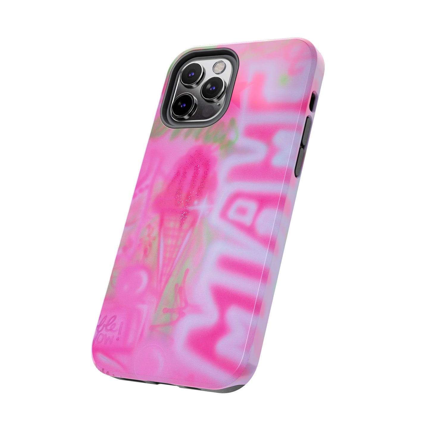 "sunset sorbet" airbrush iPhone case