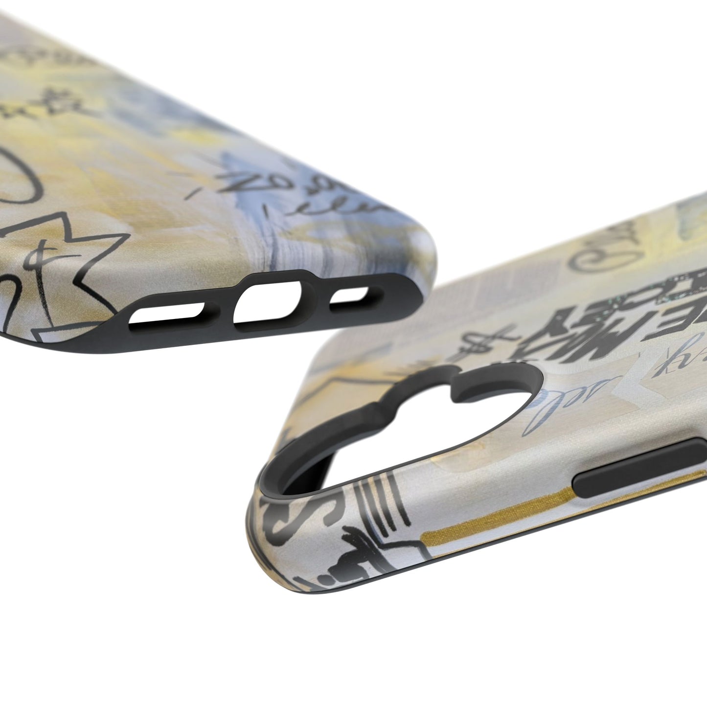 MagSafe "golden glacier" airbrush iPhone case