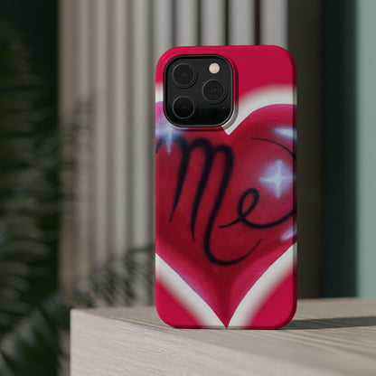 MagSafe "i <3 me" Airbrush iPhone Hülle