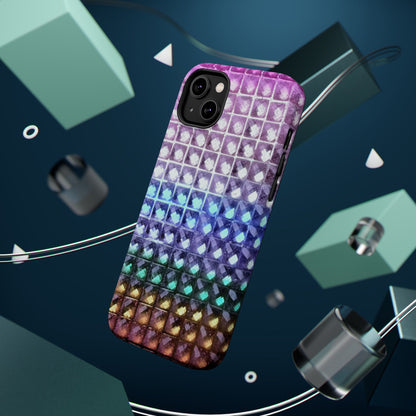 MagSafe "multicolor studs" airbrush iPhone case