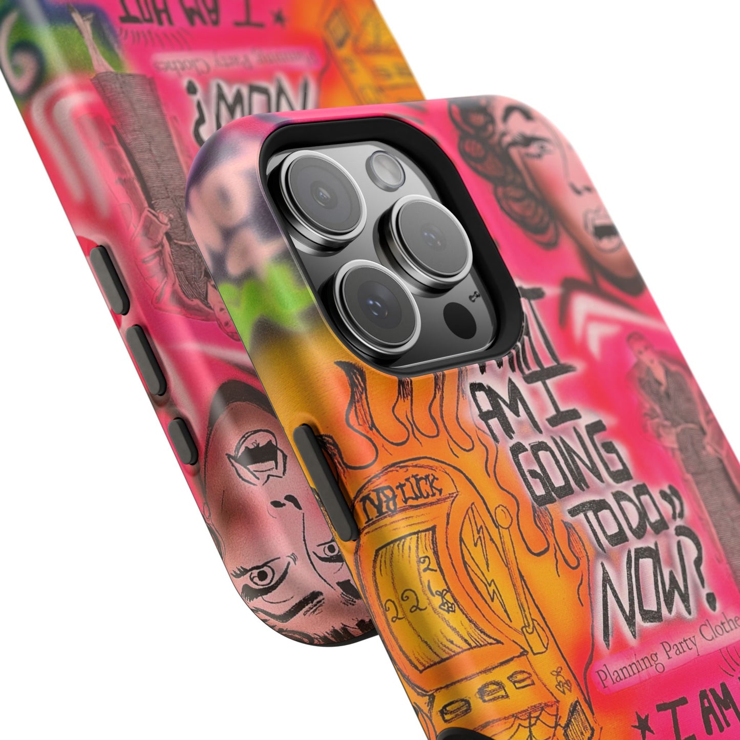 MagSafe „Pech gehabt“ Airbrush iPhone-Hülle