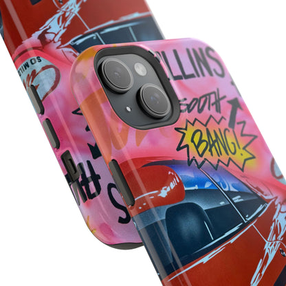 MagSafe "miami momentos" airbrush iPhone case