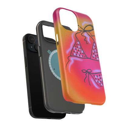 MagSafe "glitter bikini" airbrush iPhone case