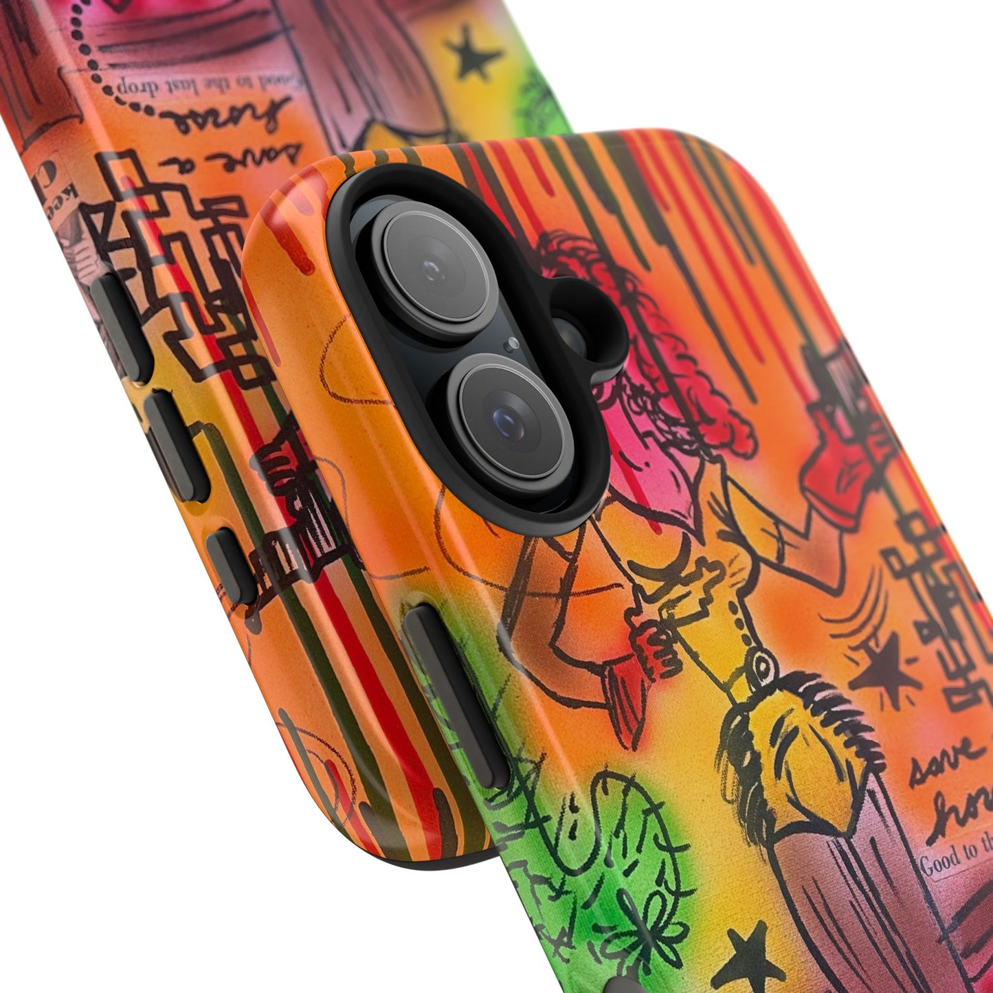 "wild, wild west" airbrush iPhone case