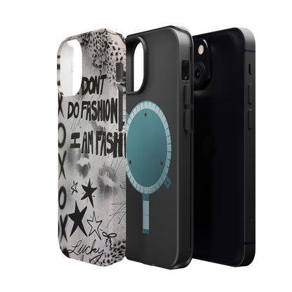 MagSafe "i am fashion" airbrush iPhone case