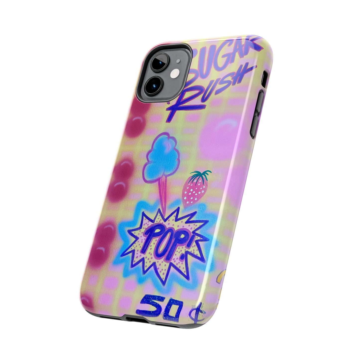 "sugar rush" airbrush iPhone case