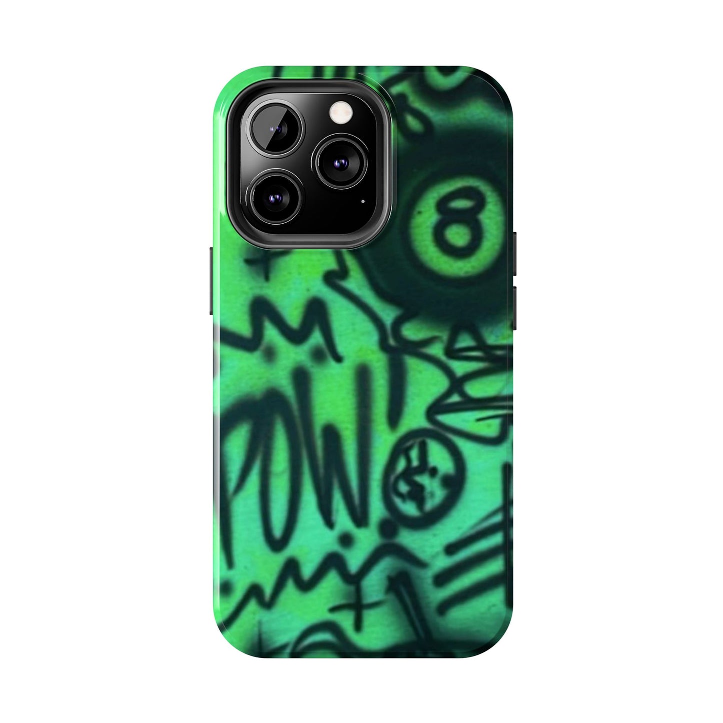 "POW! "airbrush iPhone case