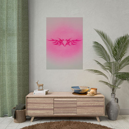 "trampstamp" airbrush rolled print