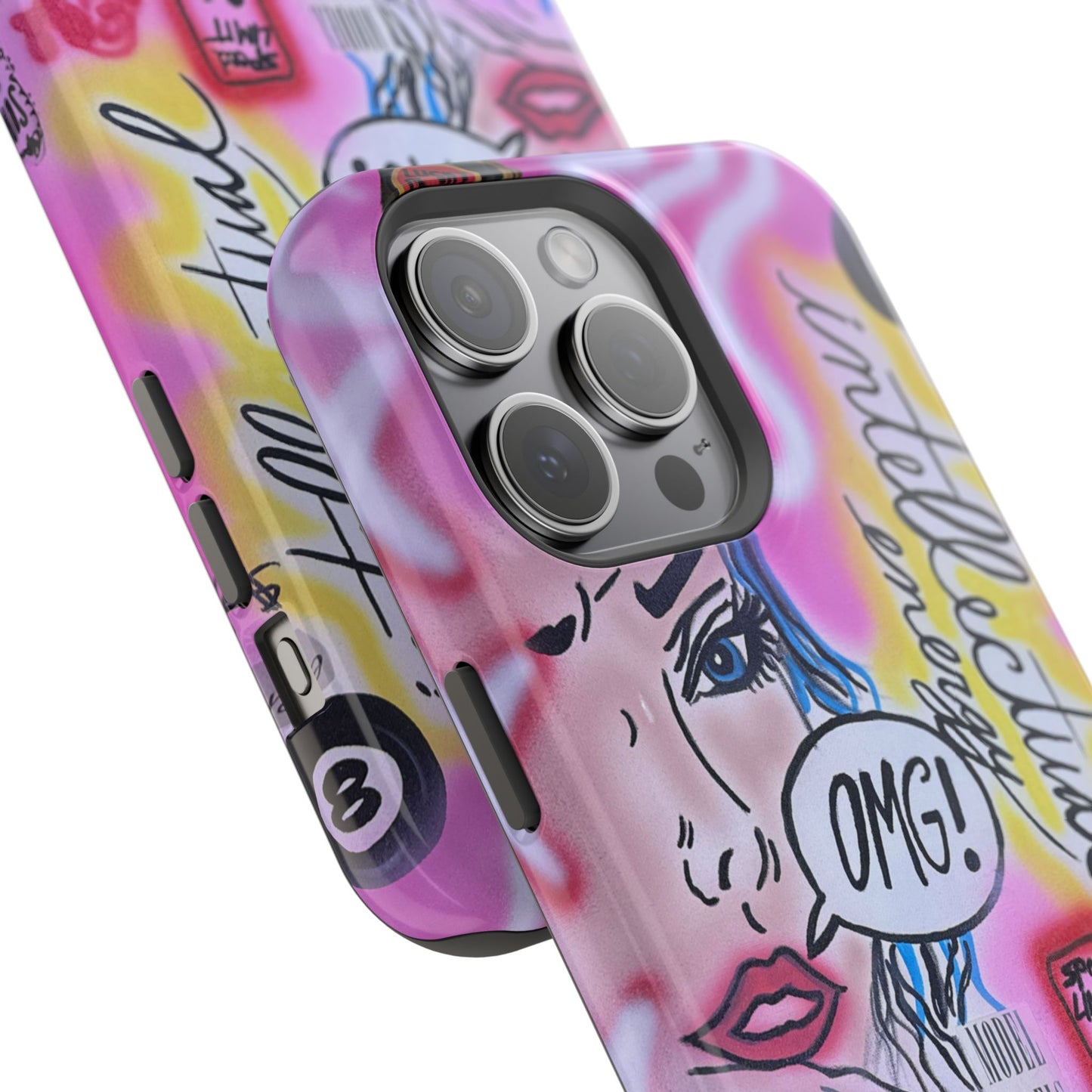 MagSafe "intellektuelle Energie" Airbrush iPhone Hülle