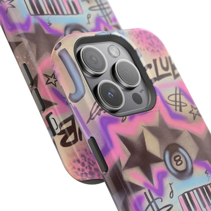 MagSafe "jazz club" airbrush iPhone case