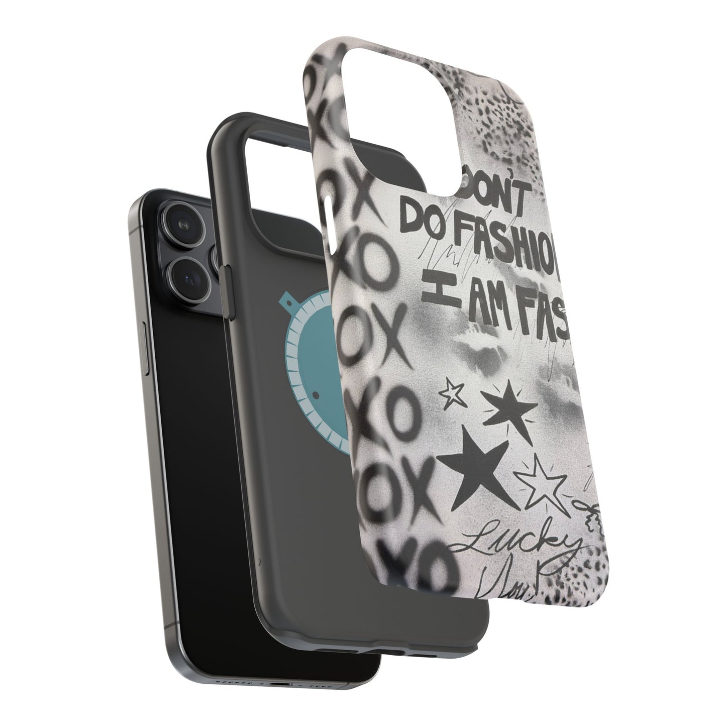 MagSafe "i am fashion" airbrush iPhone case