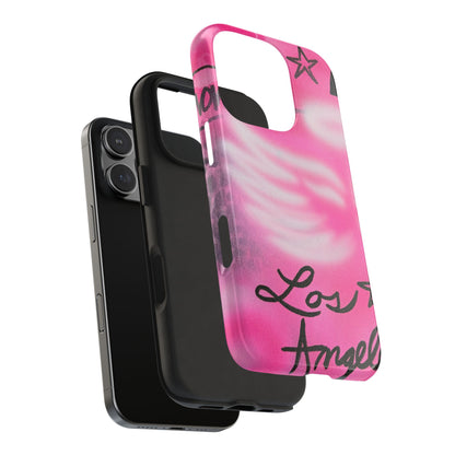 "pink angel wings" airbrush iPhone case