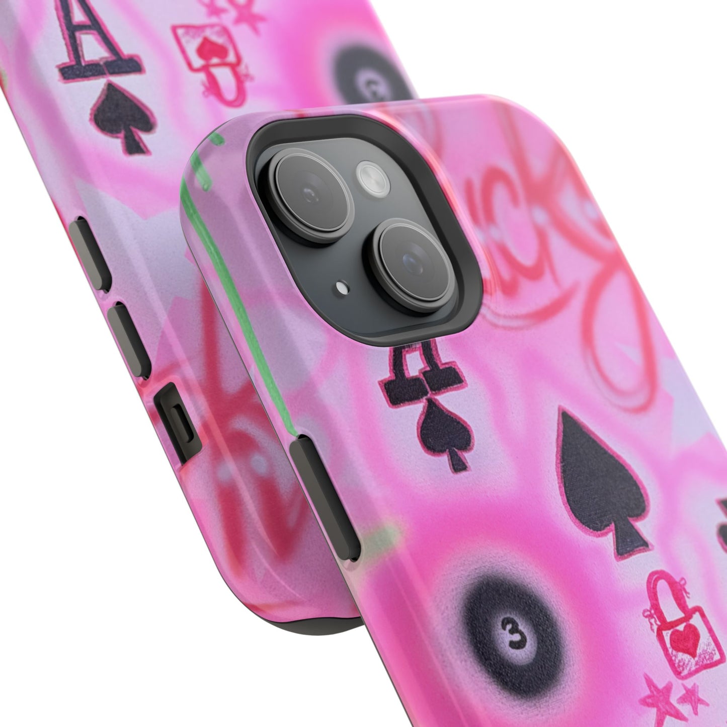 MagSafe "lucky ace" airbrush iPhone case