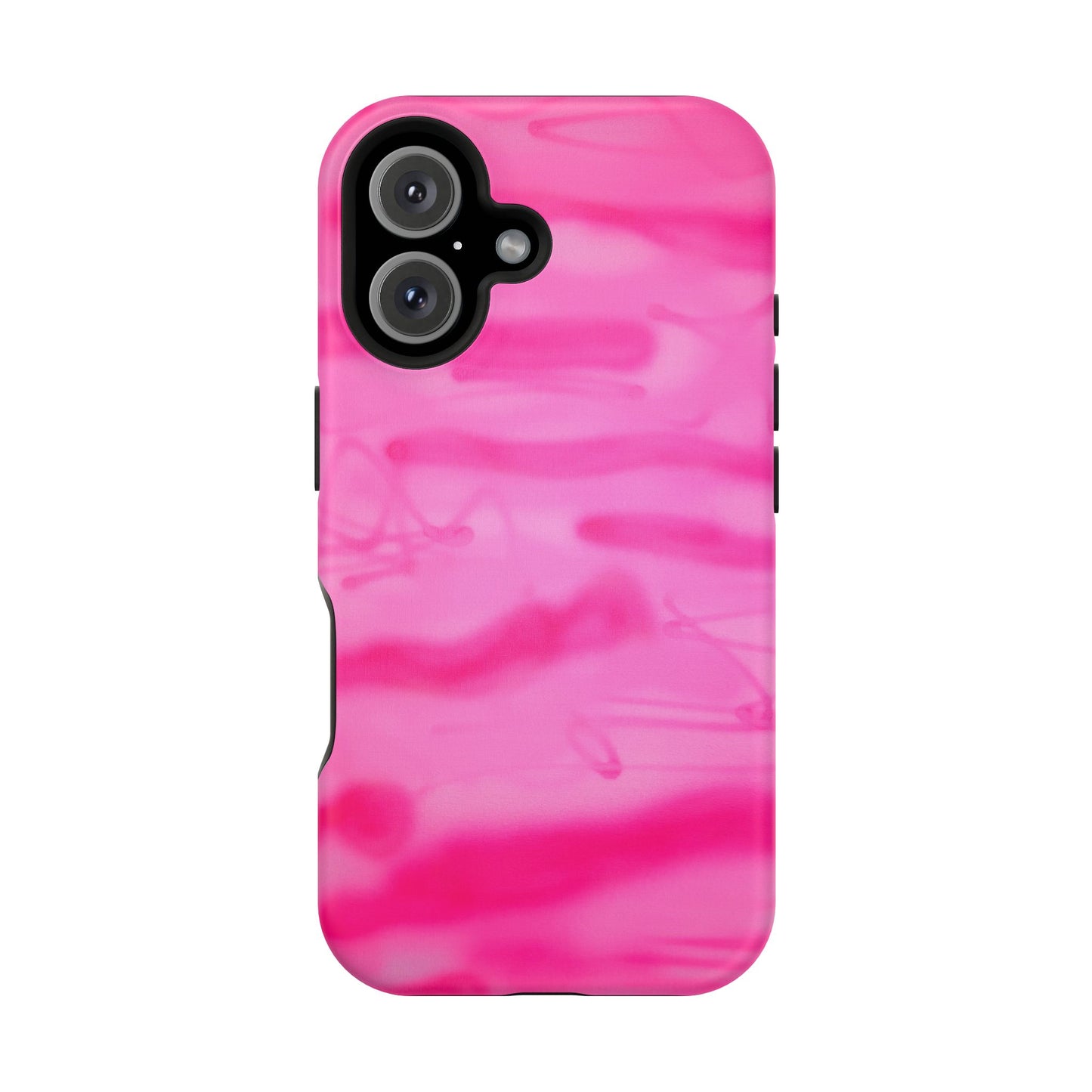 MagSafe "pink camo" airbrush iPhone case