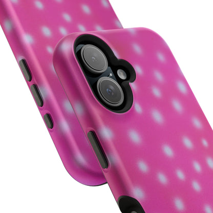 MagSafe "bubblegum polka dot" airbrush iPhone case
