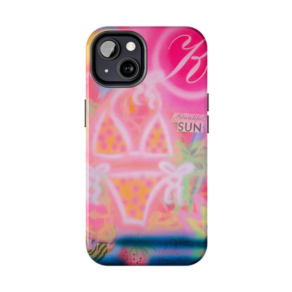 "santa monica strawberry" airbrush iPhone case