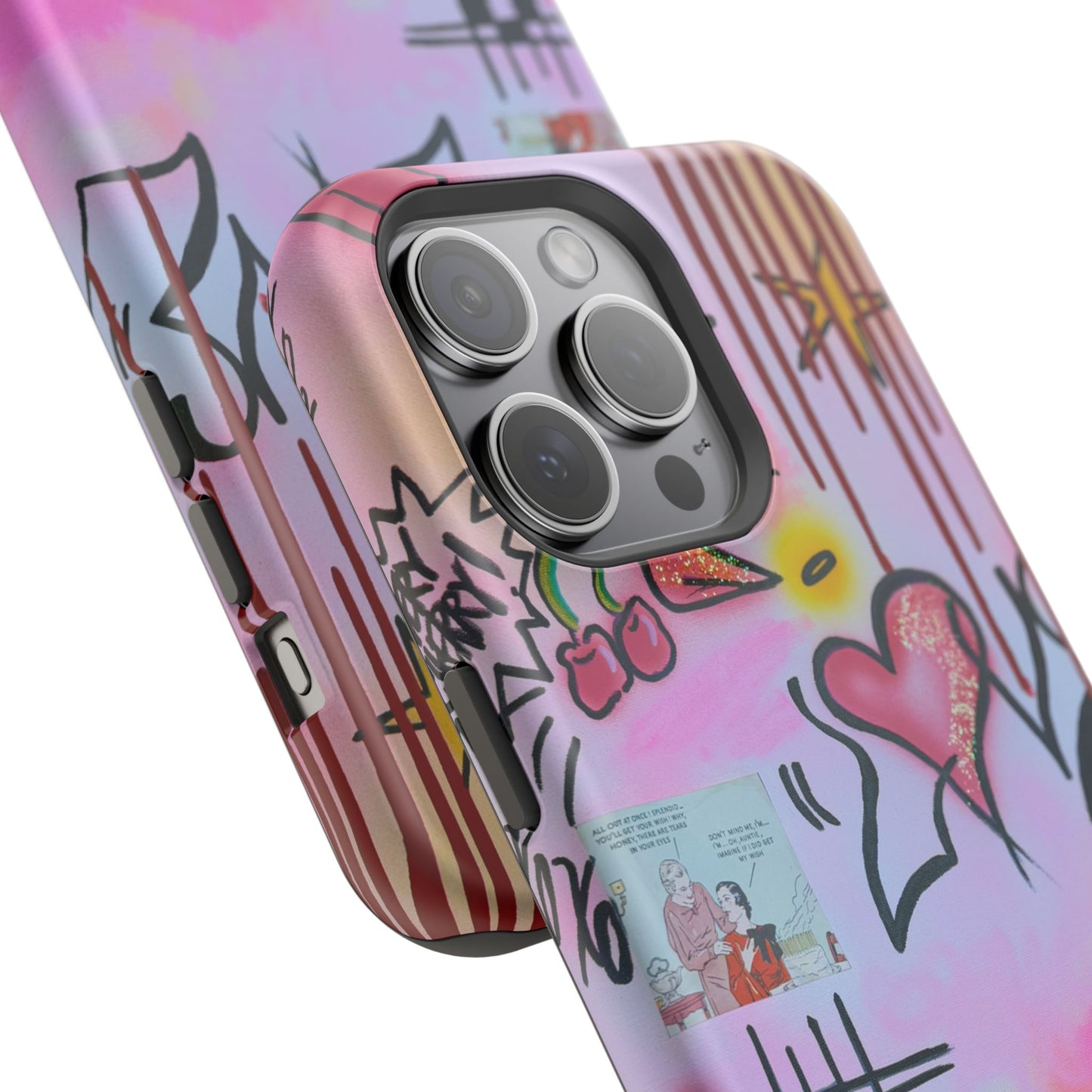 MagSafe "cherry. luvr" Airbrush iPhone-Hülle