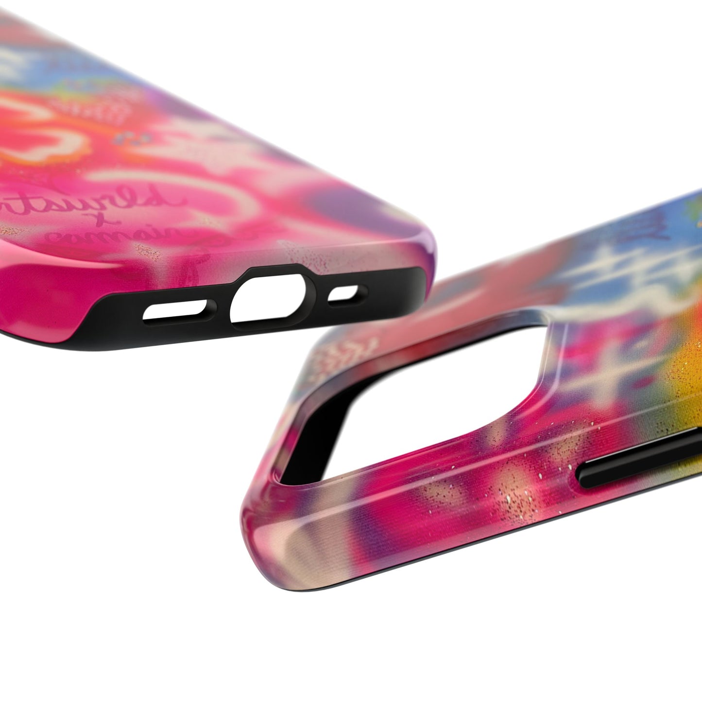"luck and luv" airbrush iPhone case
