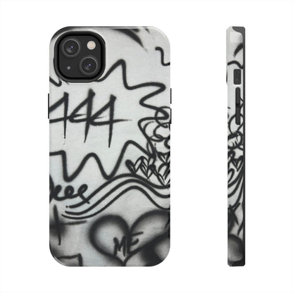 "444” airbrush iPhone case